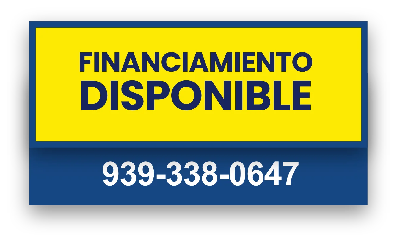 Financiamiento disponible — 939-338-0647